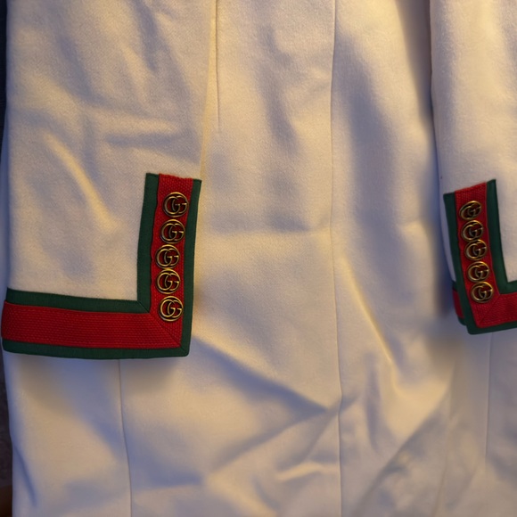 Gucci Wool Stripe Trim Coat - Picture 8 of 8